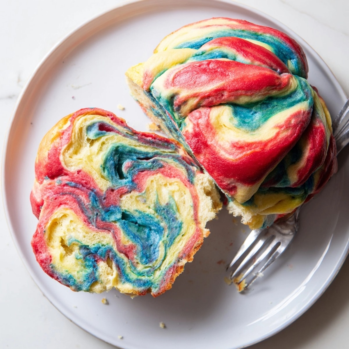 Colorful cloud bread recipe: a gluten-free treat, pillowy soft, perfect for a fun snack.