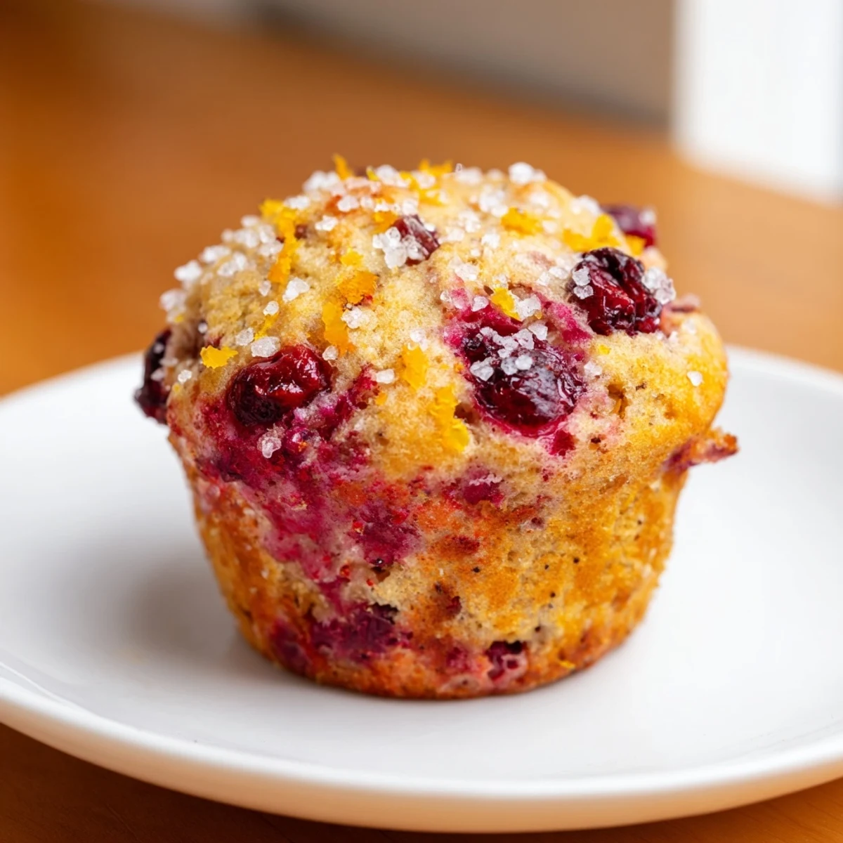 Cranberry Muffins with Orange