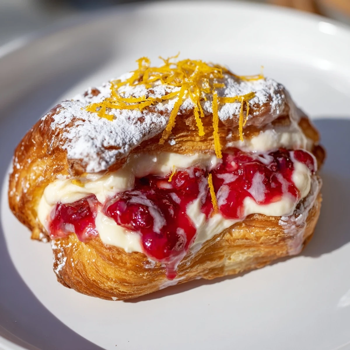 Cranberry Cream Cheese Danish