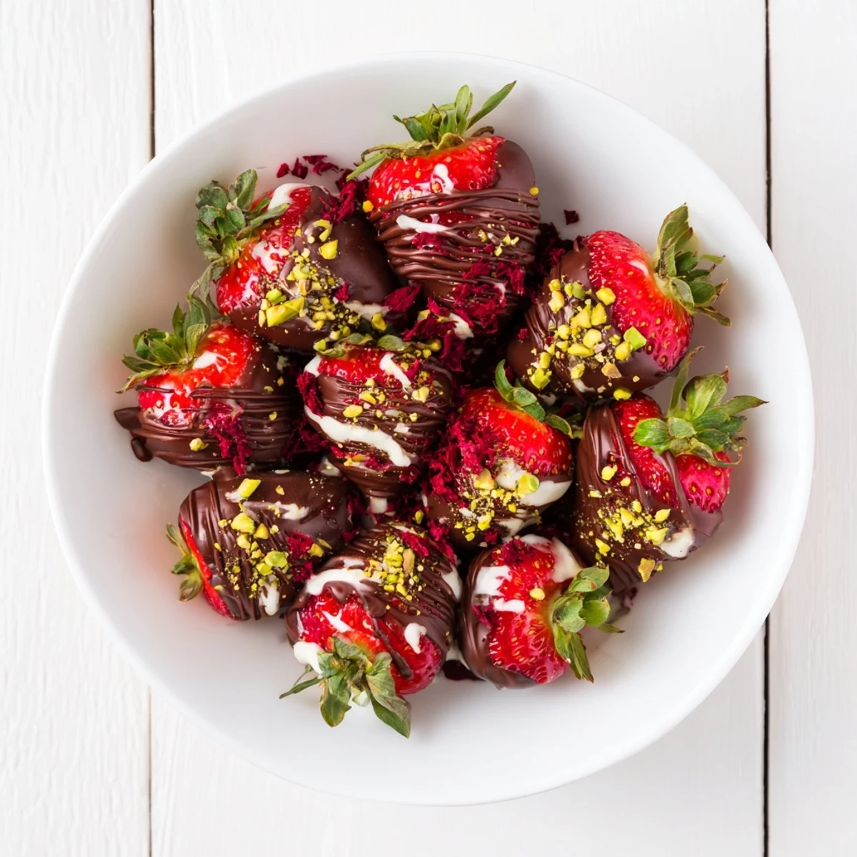 Glossy chocolate covers vibrant red Chocolate Covered Strawberries, a delightful, simple dessert.