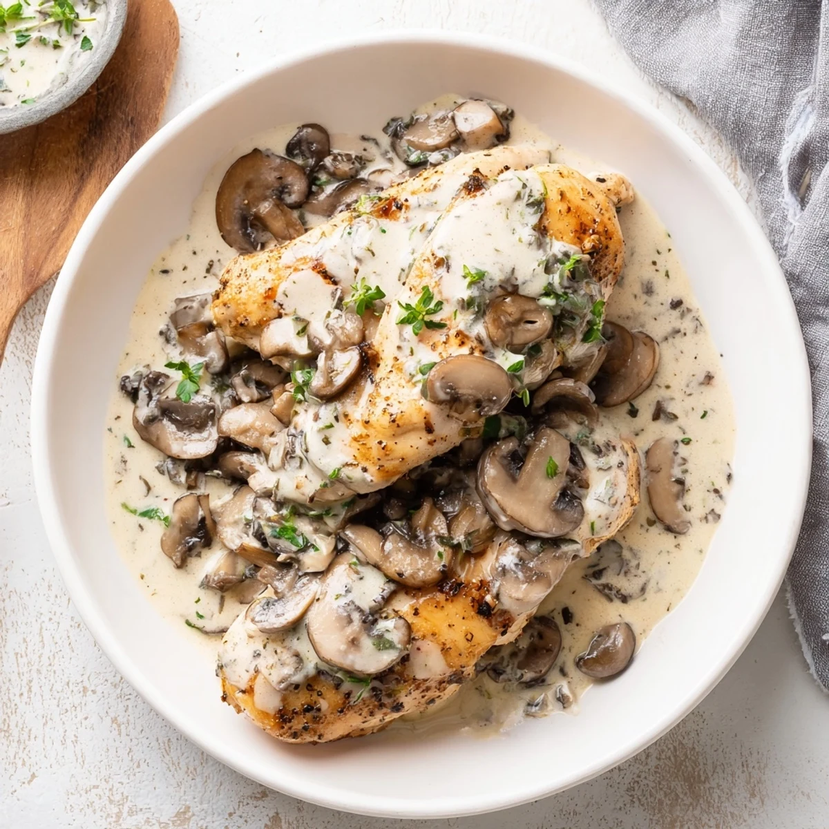 Garlic Mushroom Chicken