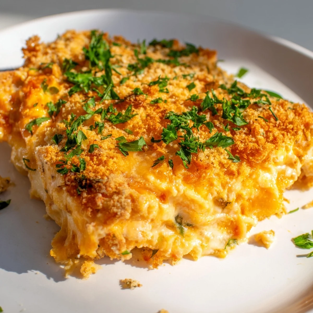 A close-up of cheesy, melted goodness: this Cheese Baked dish promises a rich, creamy texture and flavor.