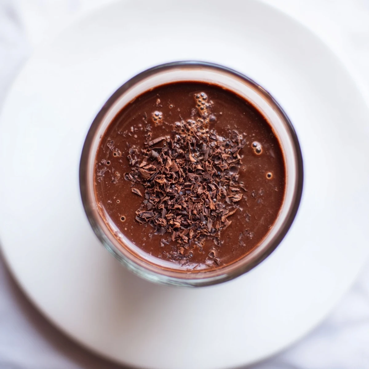 Rich velvety chocolate drink