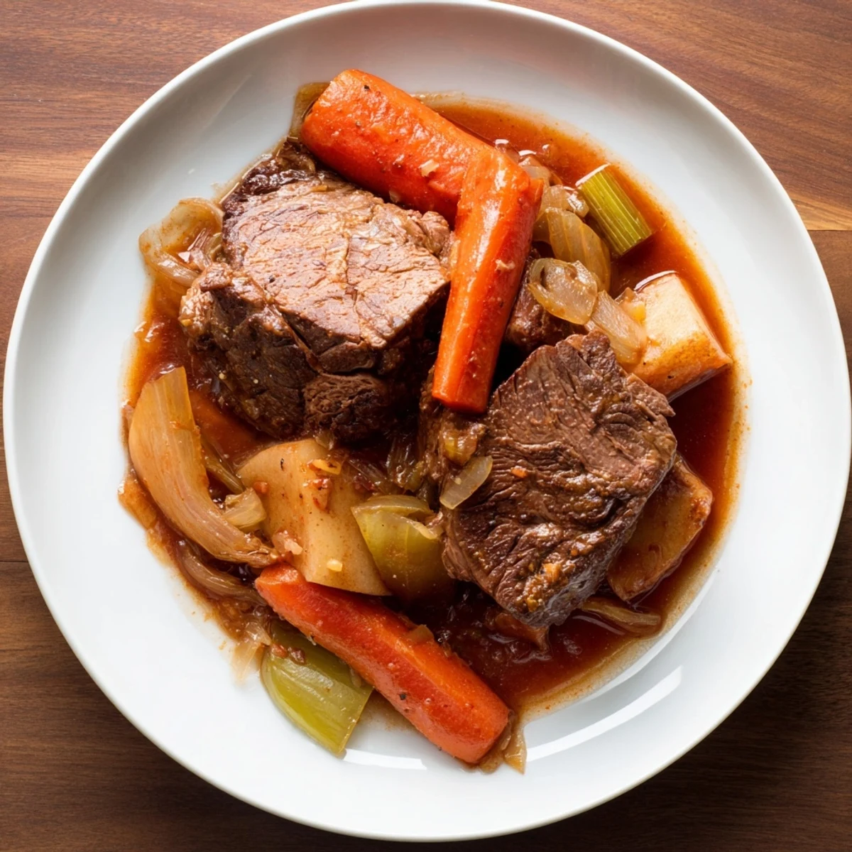 Braised Lamb Leg Vegetables