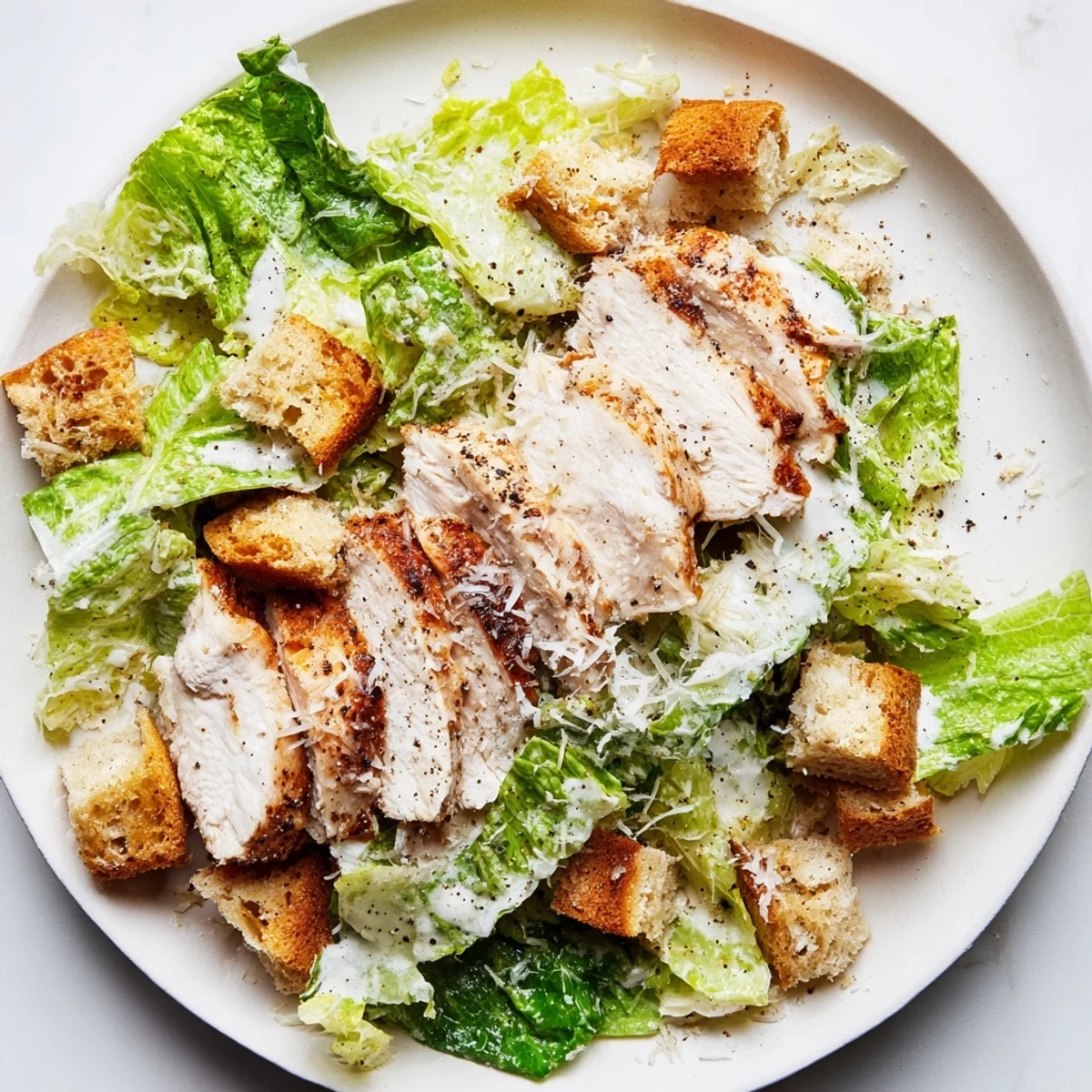 Chicken Caesar Salad Croutons