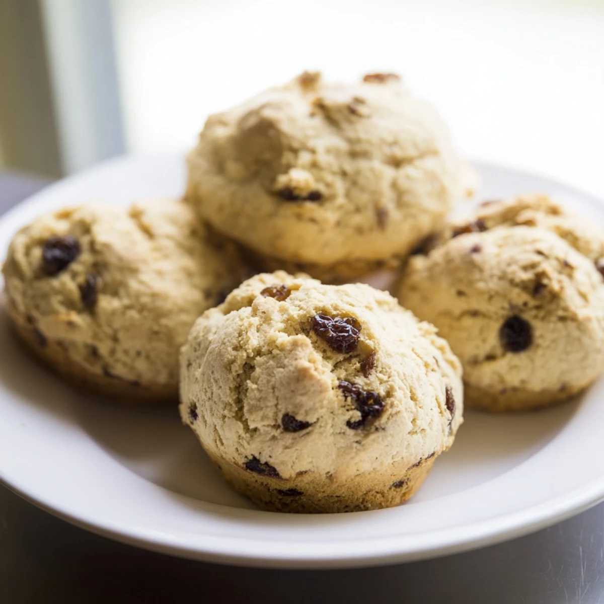Golden-brown Mini Irish Soda Bread Muffins with a tender crumb and specks of currants, served warm with Irish butter.