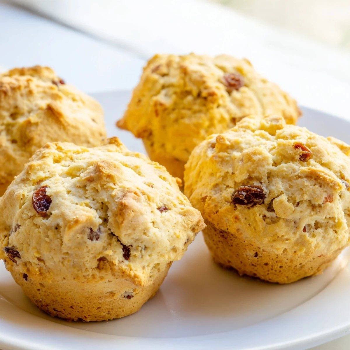 Mini Irish Soda Bread Muffins on a cooling rack, showcasing their dome tops and golden crust perfect for breakfast.