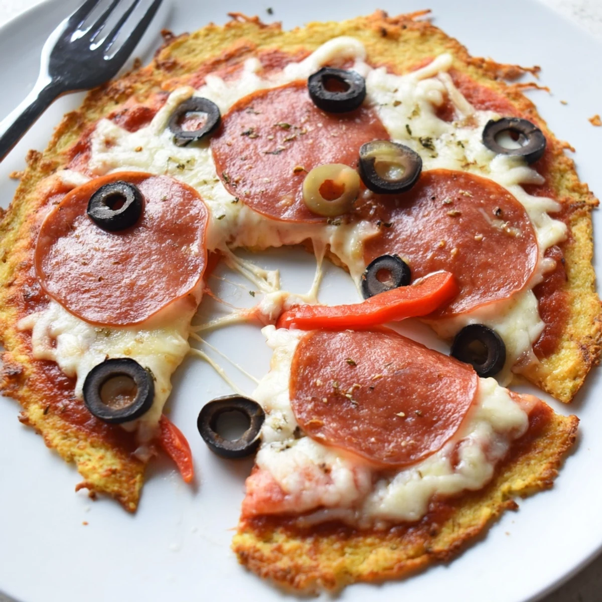 Keto Pizza Crispy Low Carb