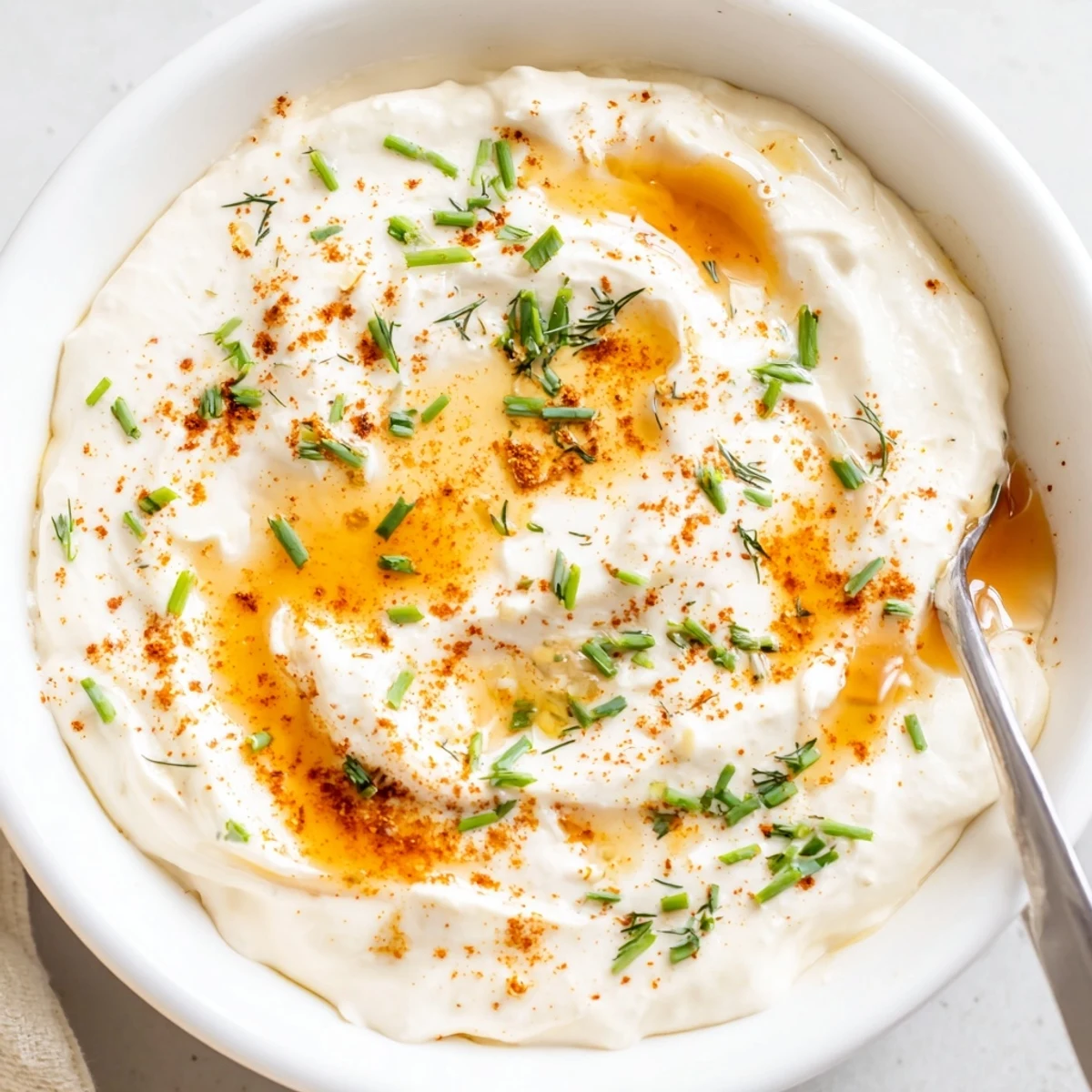 Chilled Hot Honey Ranch Dip alongside crisp carrot sticks and golden potato chips