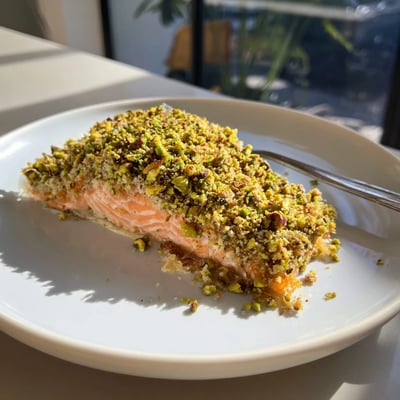 Maple Pistachio Salmon Fillets