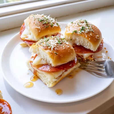 Hot Honey Pepperoni Sliders